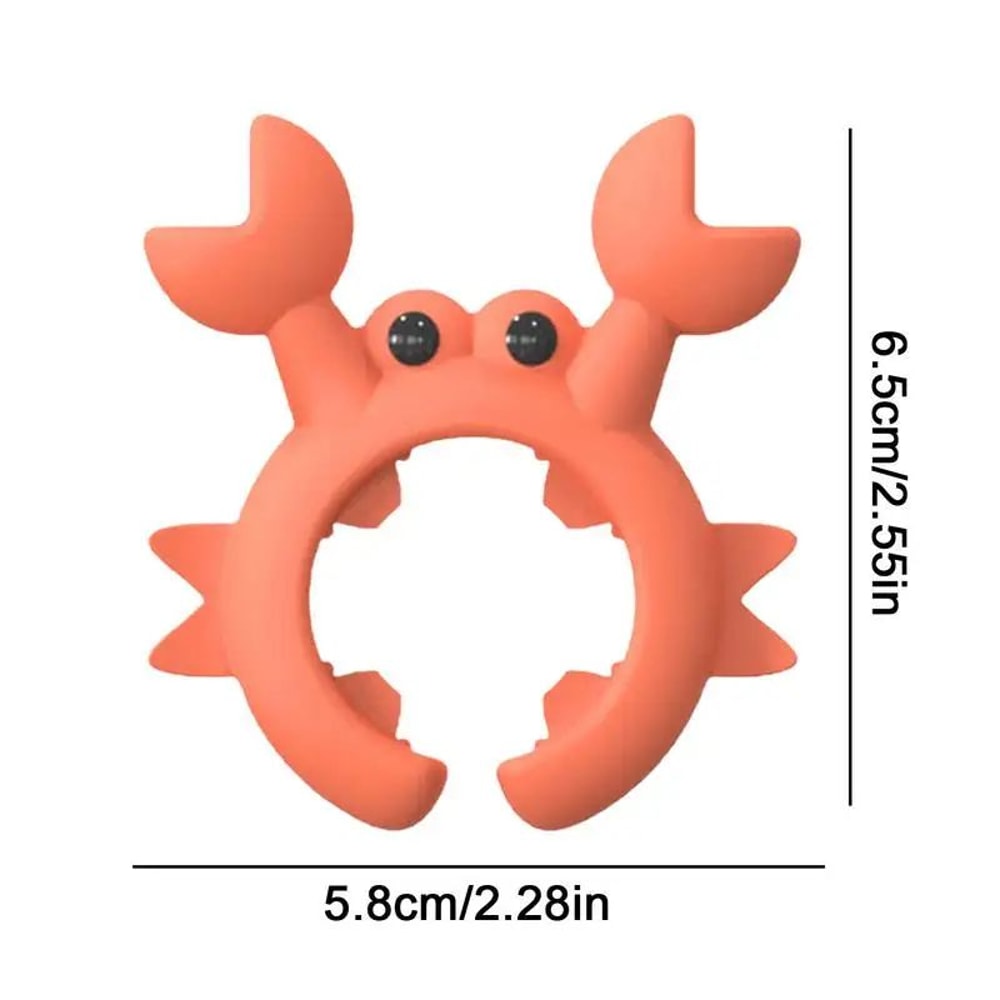 Crab Shaped Silicone Utensil Rest Spoon Holder 6