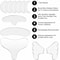 Reusable Silicone Anti Wrinkle Face And Neck Patches Set 5