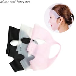 reusable silicone face mask moisturizing skin care cover