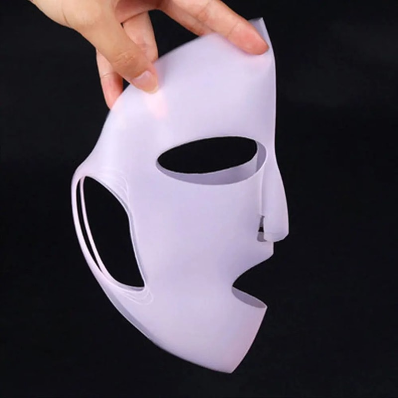 Reusable Silicone Face Mask Moisturizing Skin Care Cover 4