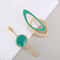 Asymmetric Enamel Metal Post Earrings Trendy Womens Jewelry 7
