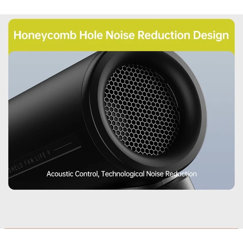 JISULIFE Turbo Handheld Fan 5000mAh USB Rechargeable 6