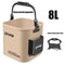 Portable Fishing Tackle Bucket Organizer Storage Box 7