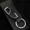 Leather Metal Keychain Stylish Car Key Ring 3