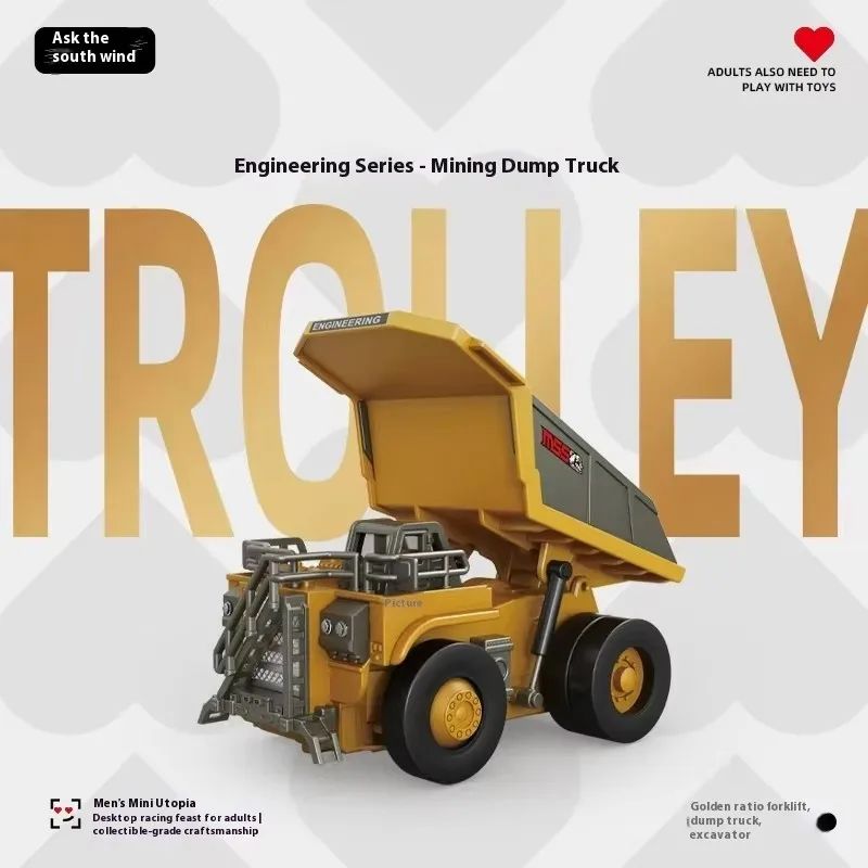 164 Remote Control Alloy Forklift Engineering Model Toy 8