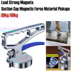 heavy duty magnetic lifter 30kg 60kg steel pickup tool