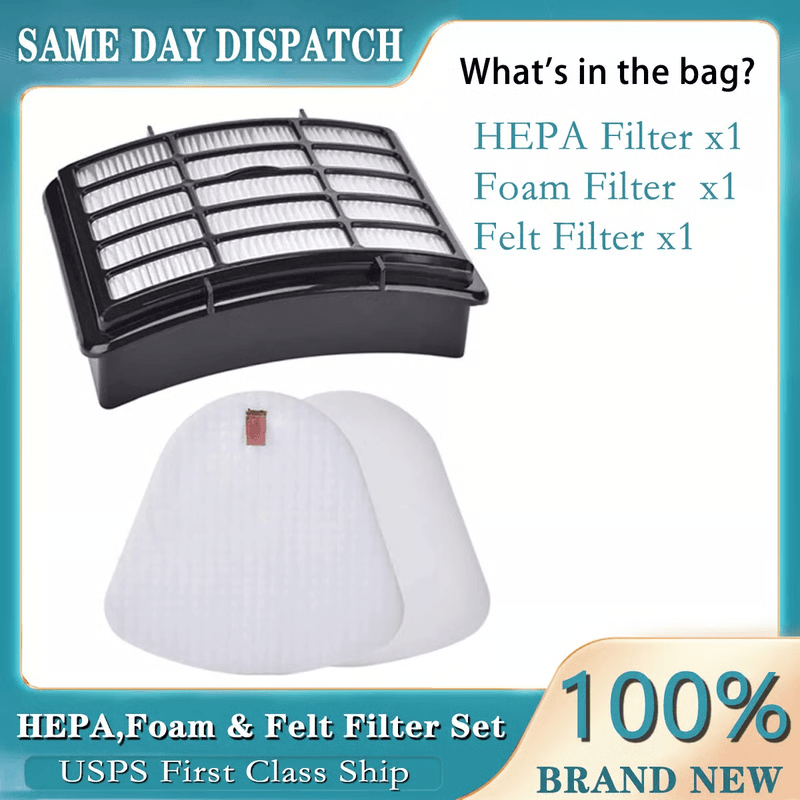 Foam Felt Filter Kit For Shark Navigator LiftAway NV350 NV360 NV370 Replacement Filters 0