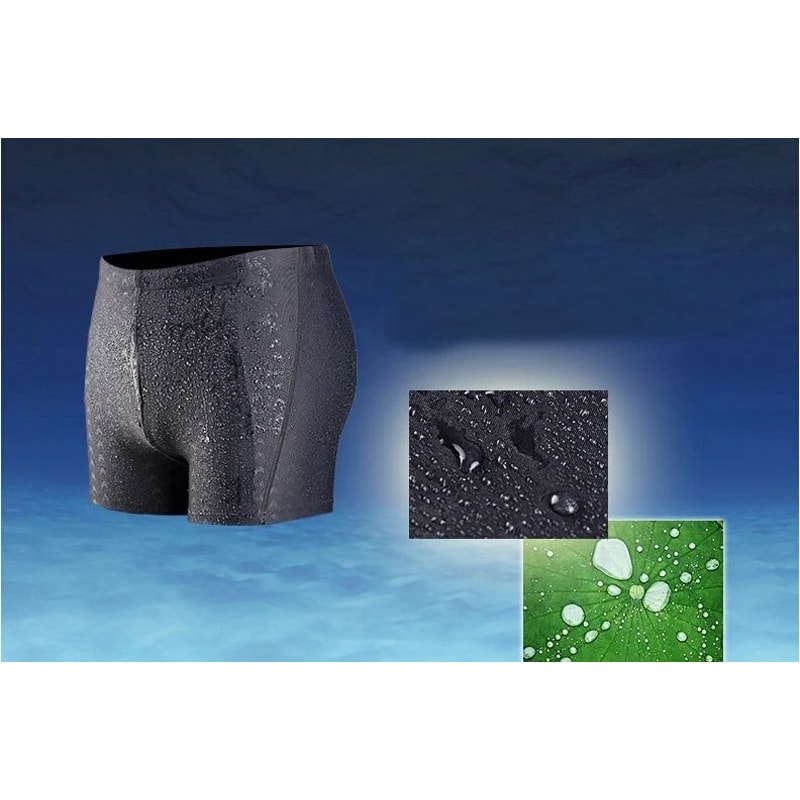 Mens Shark Print Quick Dry Swim Trunks 7