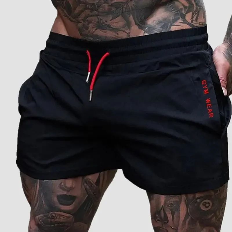 Mens Breathable Running And Gym Training Shorts 0