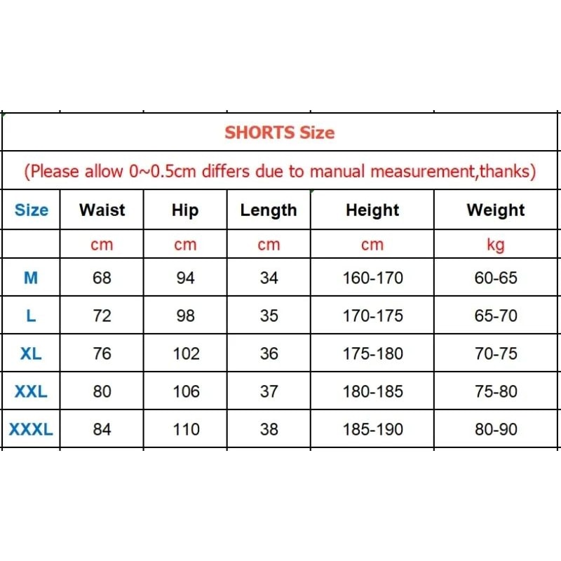 Mens Breathable Running And Gym Training Shorts 8