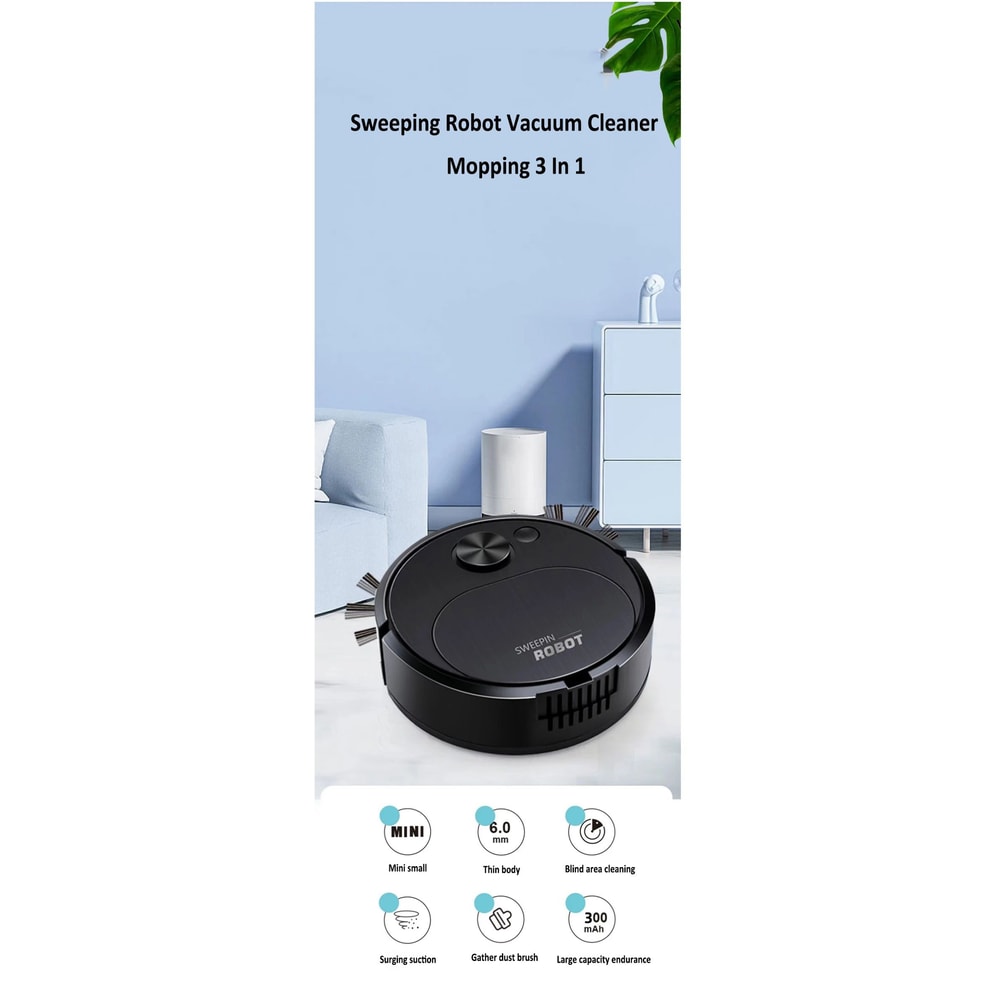 Smart 3 In 1 Robot Vacuum Cleaner With Mopping 6