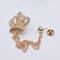 Luxury Rhinestone Tassel Brooch Pin For Men 5