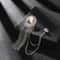 Luxury Rhinestone Tassel Brooch Pin For Men 13