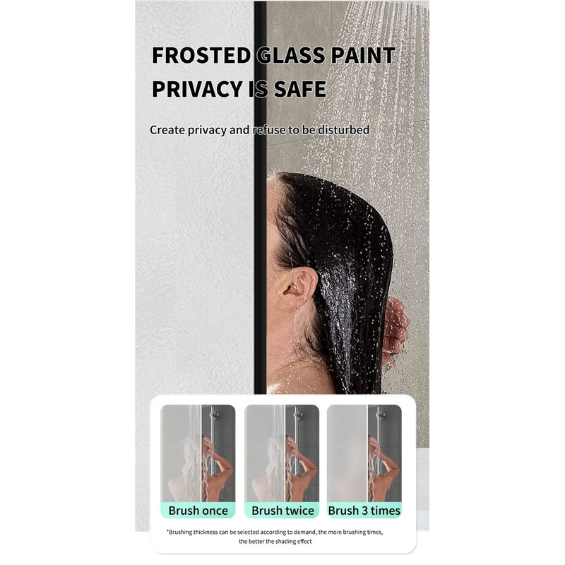 Matte Frosted Glass Paint For Windows And Bathroom 8