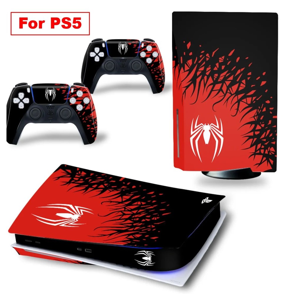 Superhero Vinyl Skin Wrap For PS5 Slim Console 4