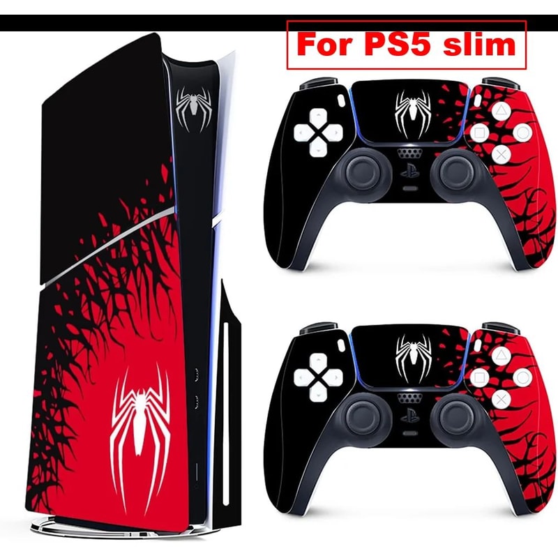 Superhero Vinyl Skin Wrap For PS5 Slim Console 5