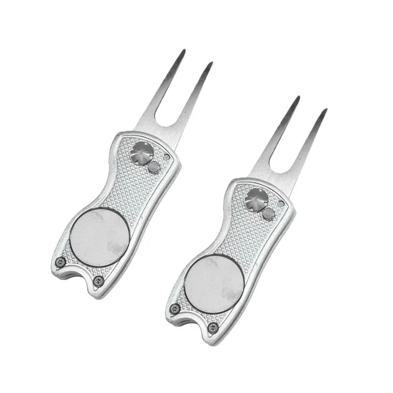 Foldable Golf Divot Repair Tool With Groove Cleaner 15