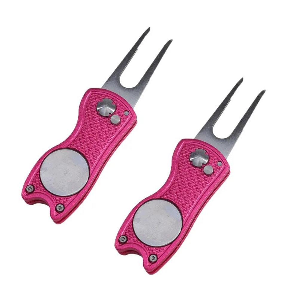 Foldable Golf Divot Repair Tool With Groove Cleaner 13