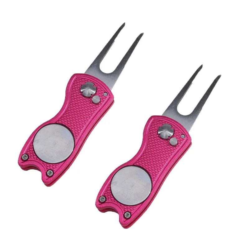 Foldable Golf Divot Repair Tool With Groove Cleaner 13