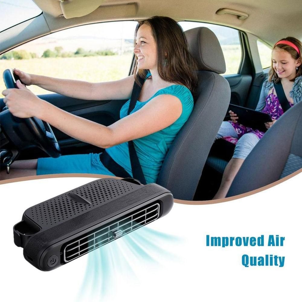 USB Car Seat Cooling Fan With 3 Speed Settings 8