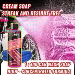 high foam car wash cleaner with whitening effect