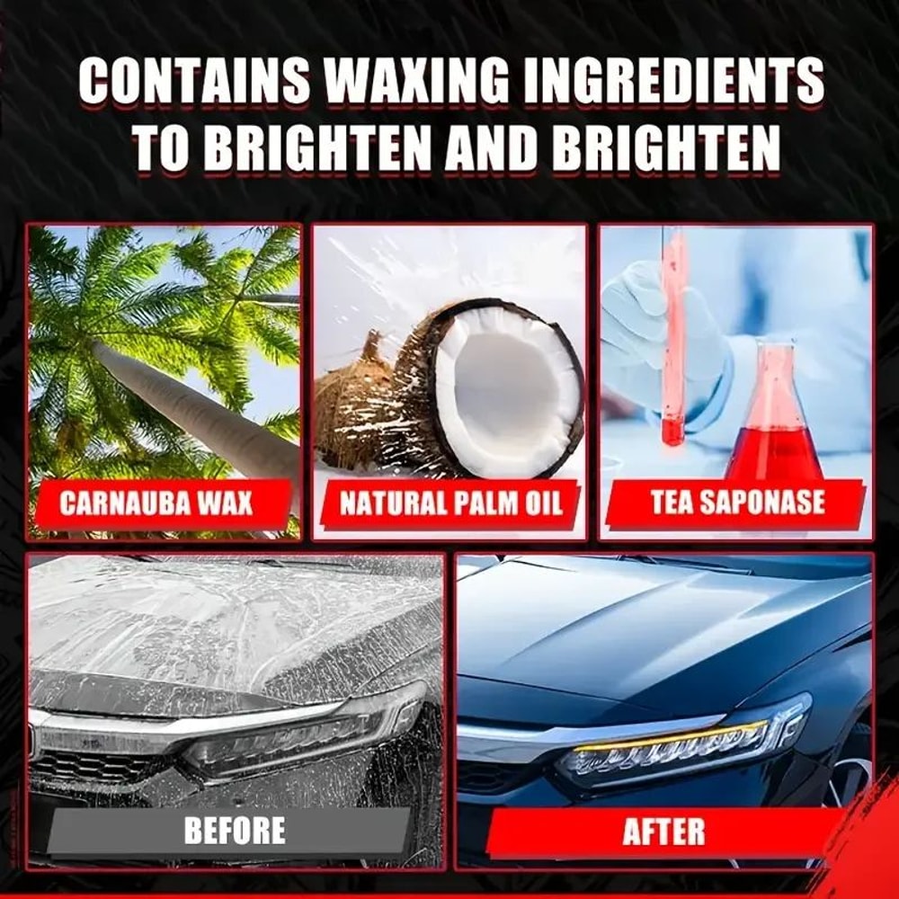 High Foam Car Wash Cleaner With Whitening Effect 5