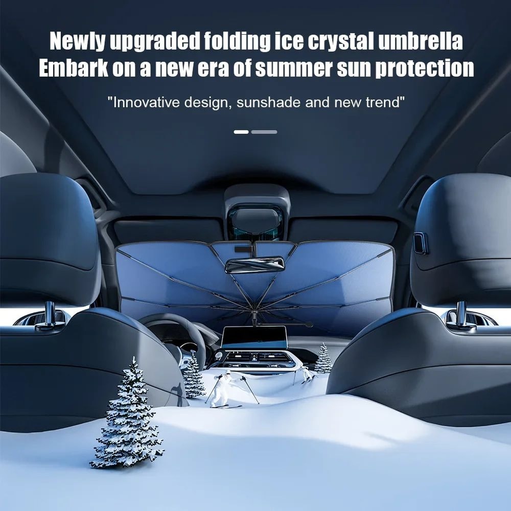 Car Windshield Sunshade Umbrella With UV Protection 12