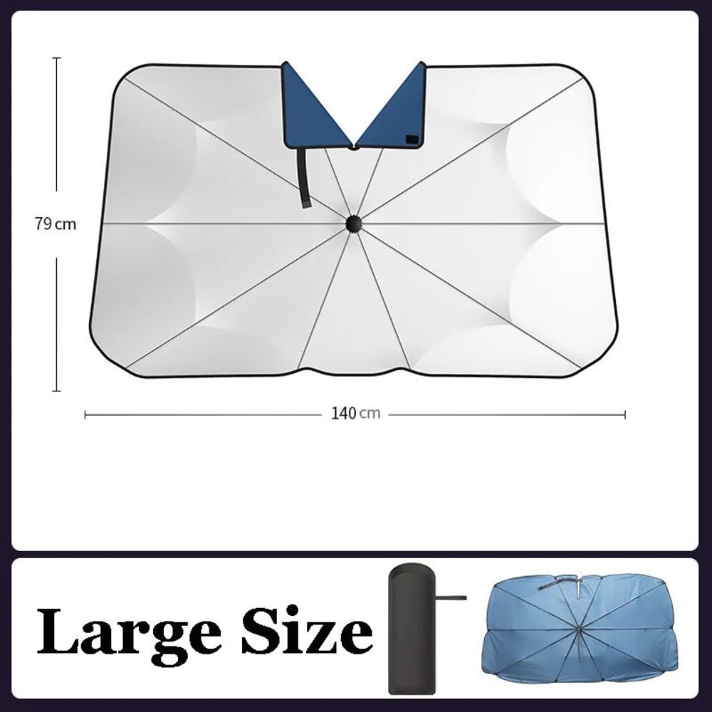 Car Windshield Sunshade Umbrella With UV Protection 16