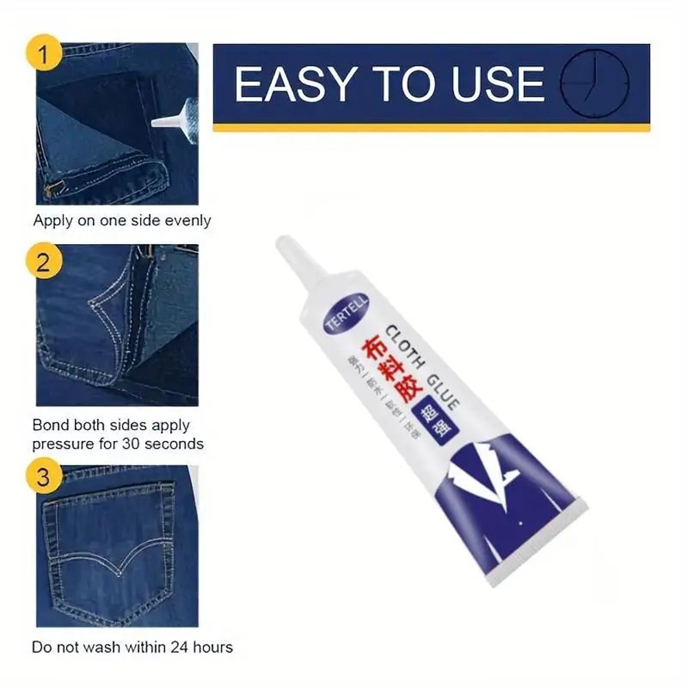 Multi Purpose Fabric Repair Glue For Clothes And Denim 3