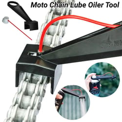 motorcycle chain oiler spray lube applicator tool