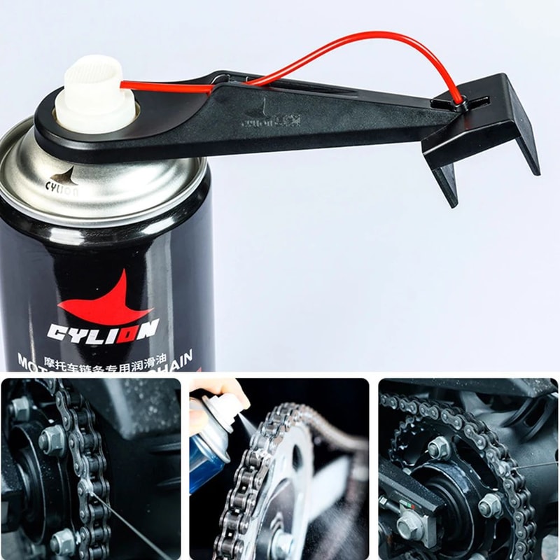 Motorcycle Chain Oiler Spray Lube Applicator Tool 5