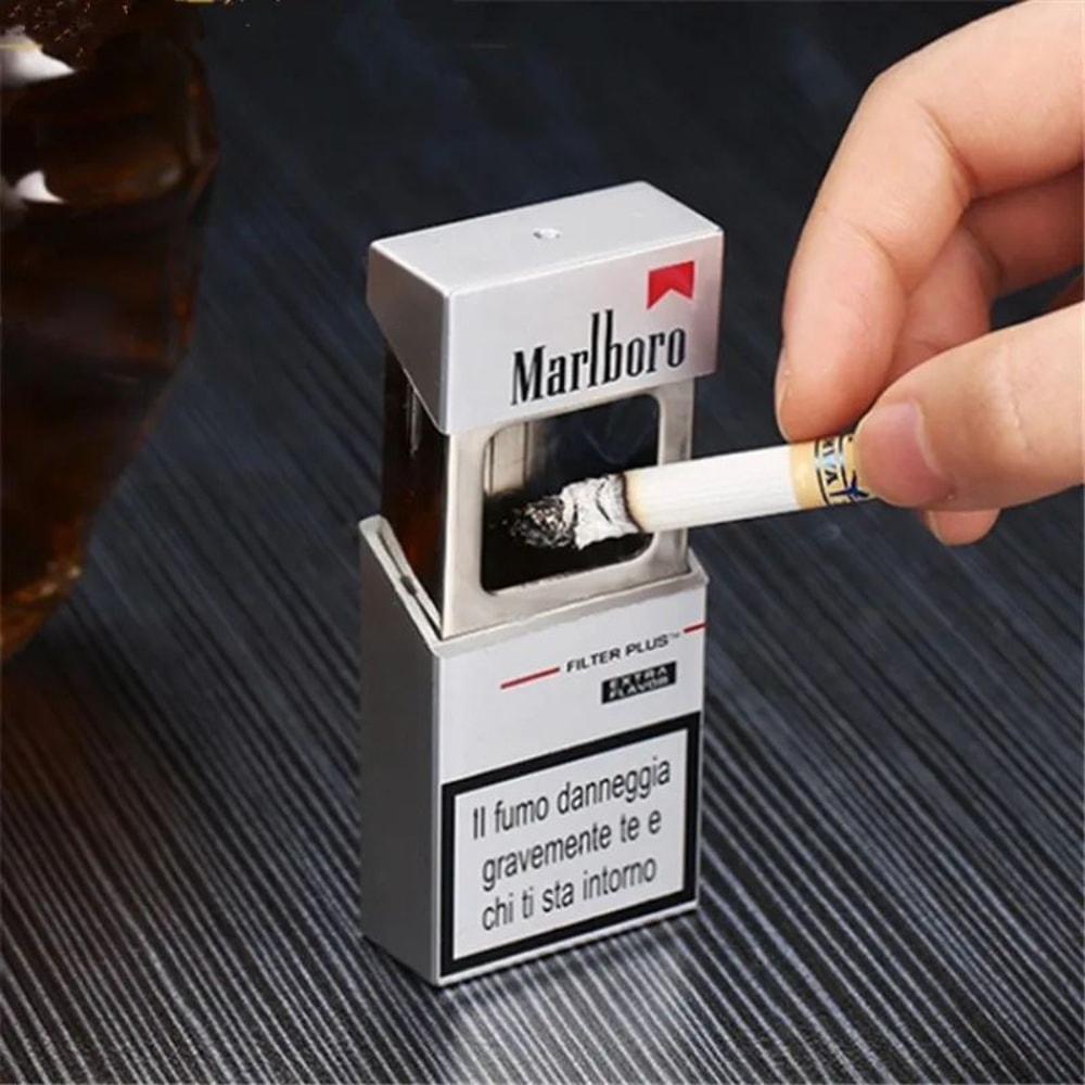Portable Pocket Mini Ashtray Smoking Storage Box 1