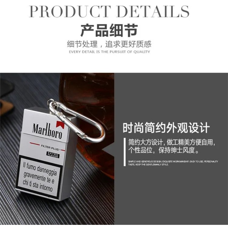 Portable Pocket Mini Ashtray Smoking Storage Box 5