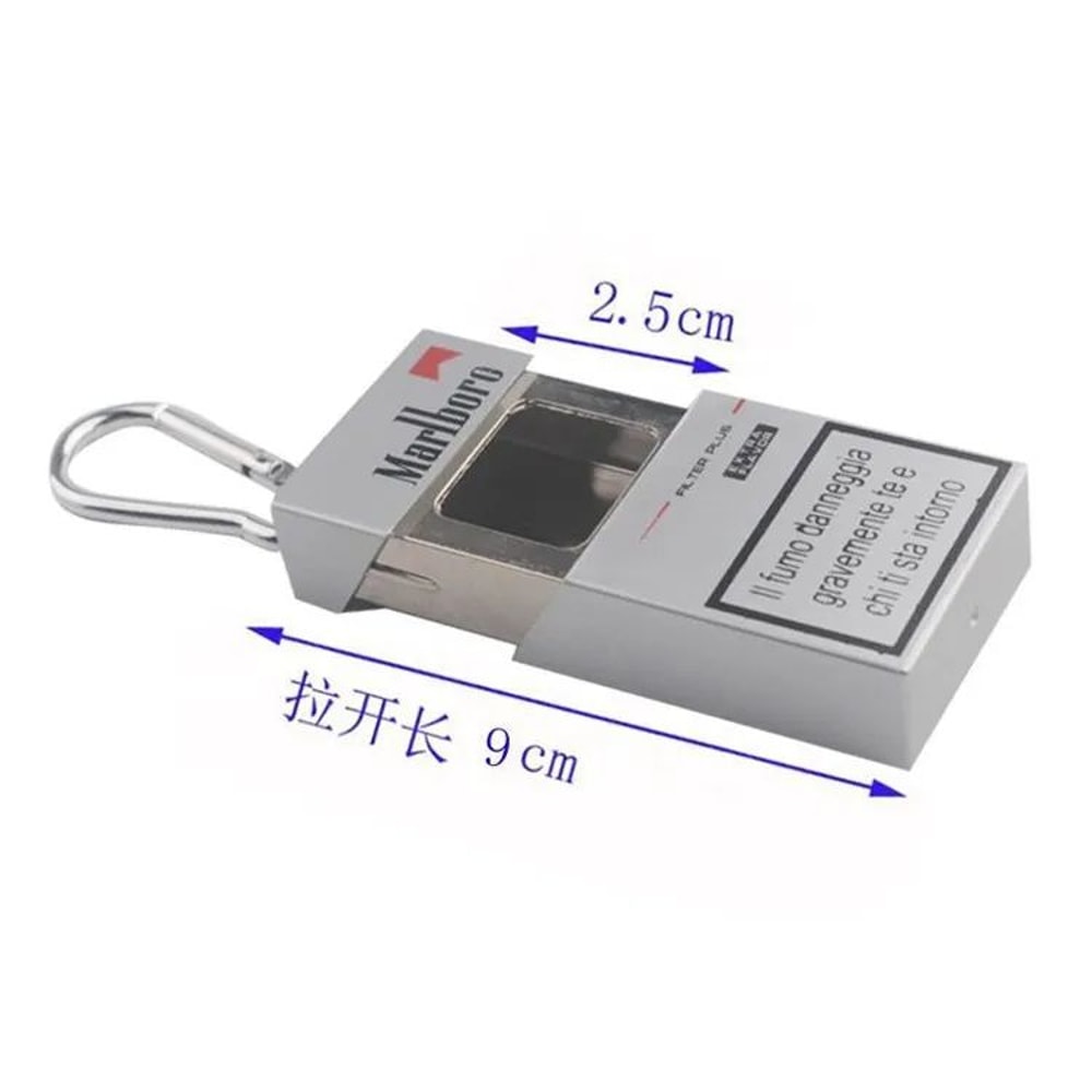 Portable Pocket Mini Ashtray Smoking Storage Box 9