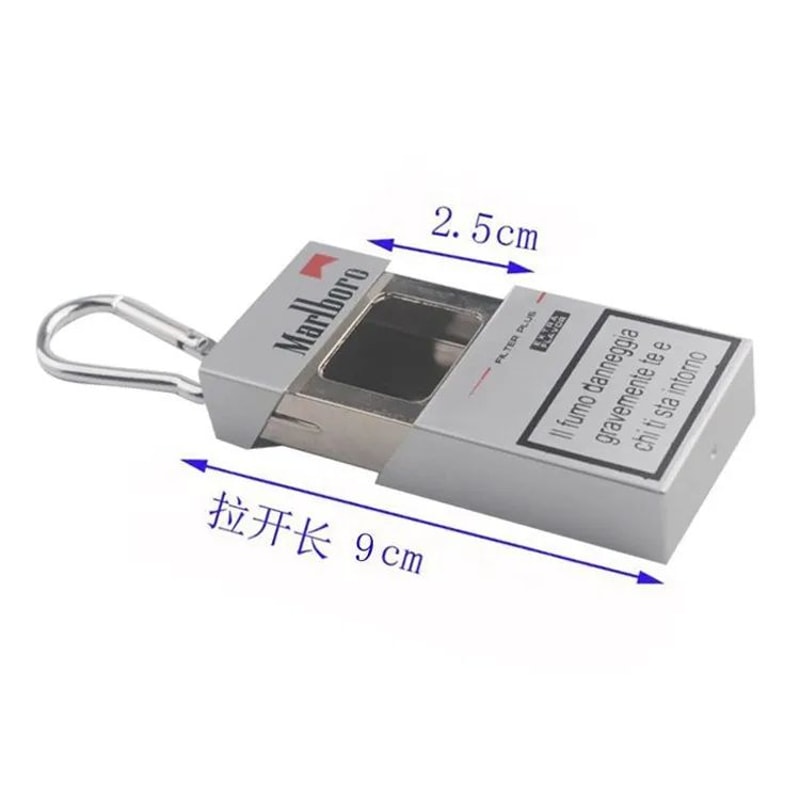 Portable Pocket Mini Ashtray Smoking Storage Box 9