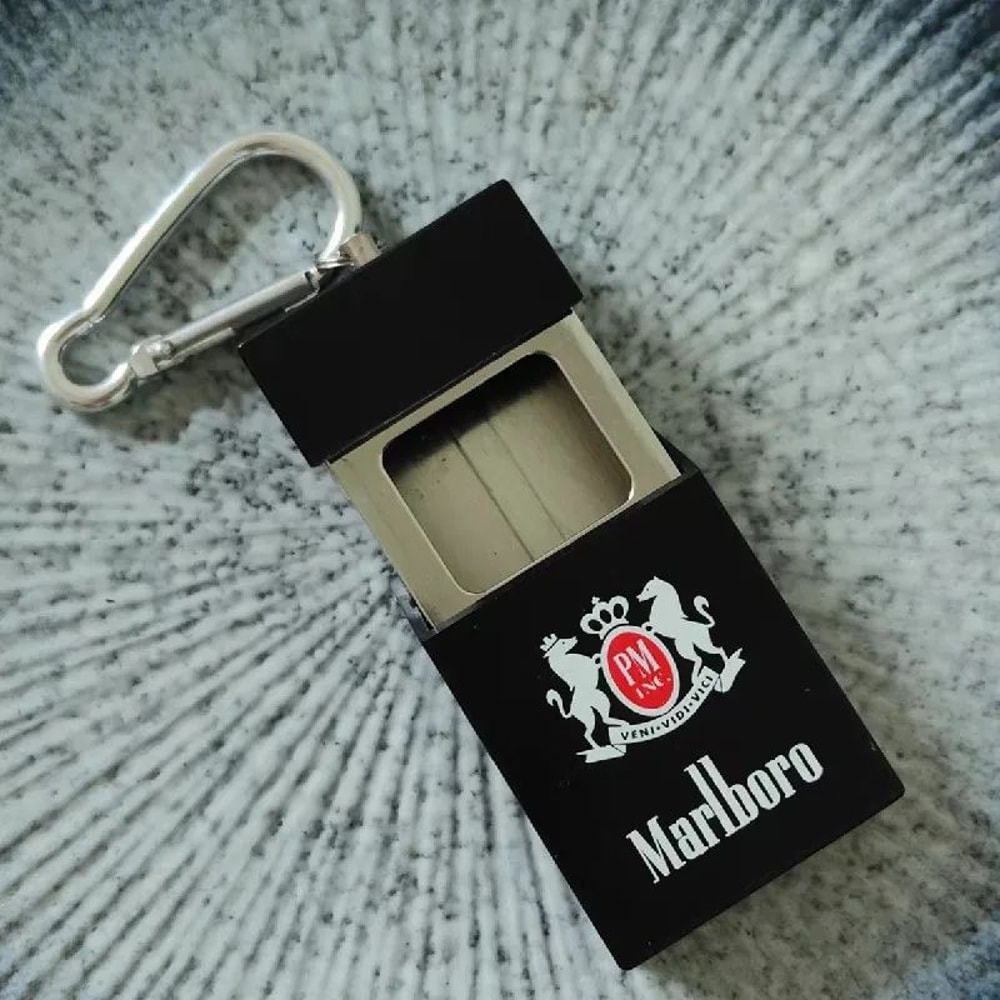 Portable Pocket Mini Ashtray Smoking Storage Box 18