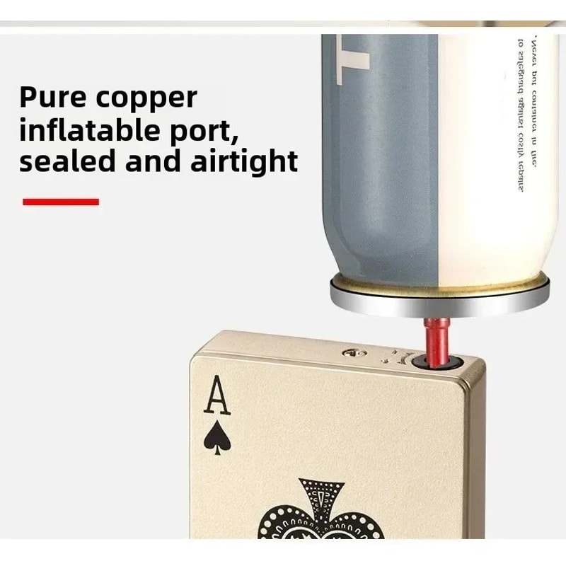 Ace Of Spades Metal Windproof Butane Lighter 7