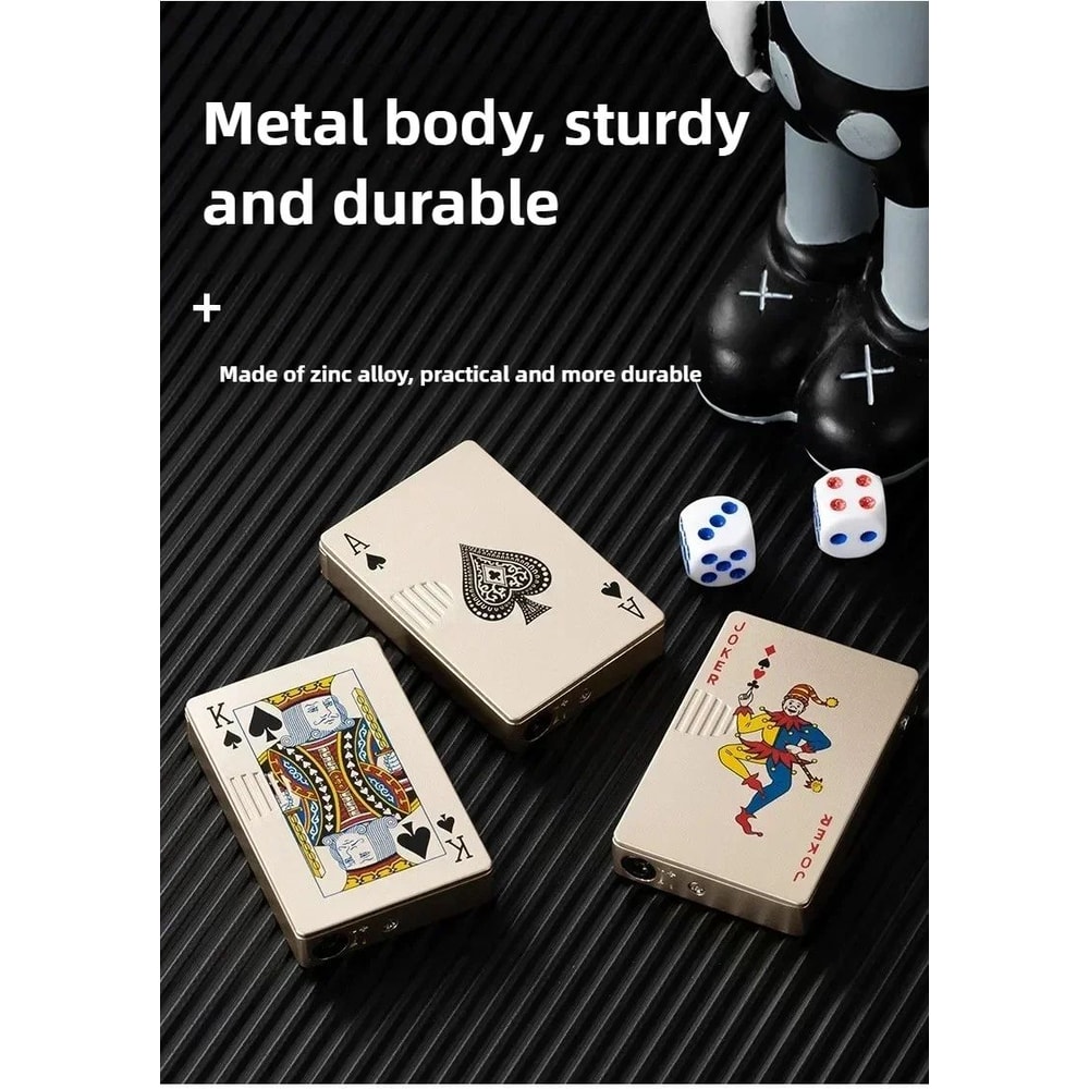 Ace Of Spades Metal Windproof Butane Lighter 8