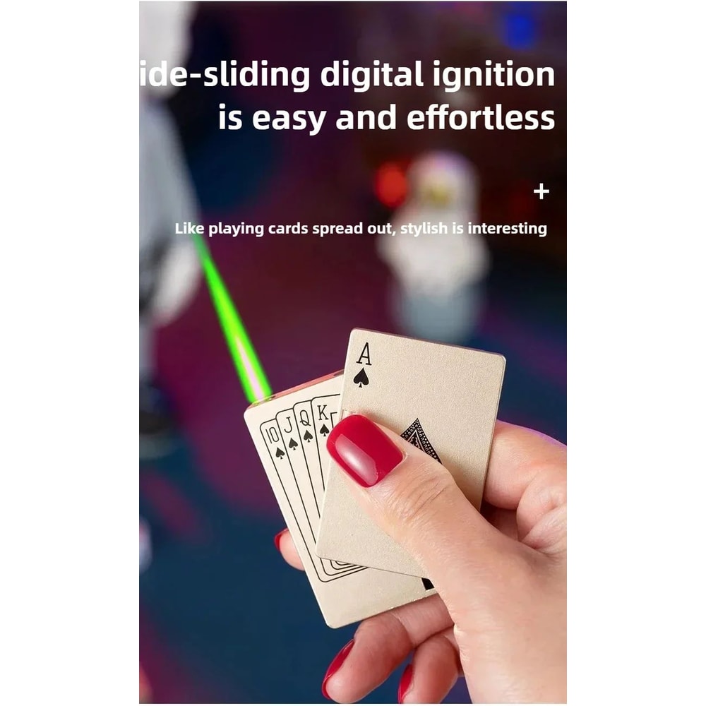 Ace Of Spades Metal Windproof Butane Lighter 9