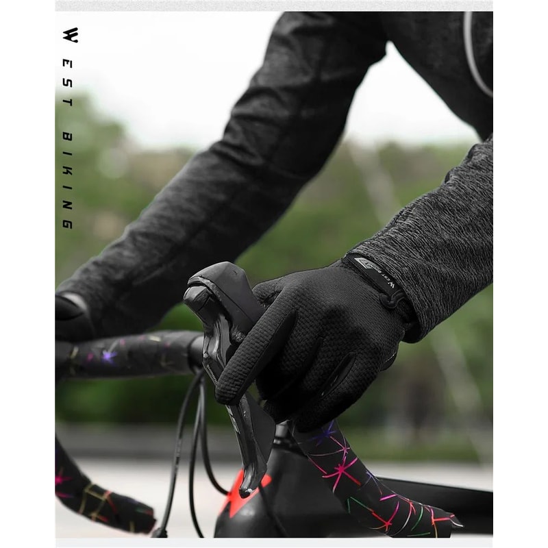 WEST BIKING Full Finger Touchscreen Cycling Gloves 7