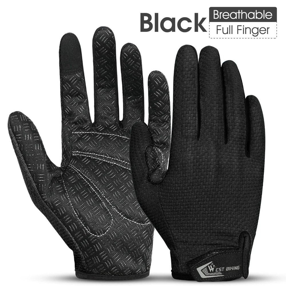 WEST BIKING Full Finger Touchscreen Cycling Gloves 13
