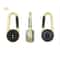 3 In 1 Mini Compass Thermometer Carabiner Keychain 13