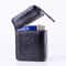 Portable Leather Cigarette Case Organizer With Lighter Holder 1