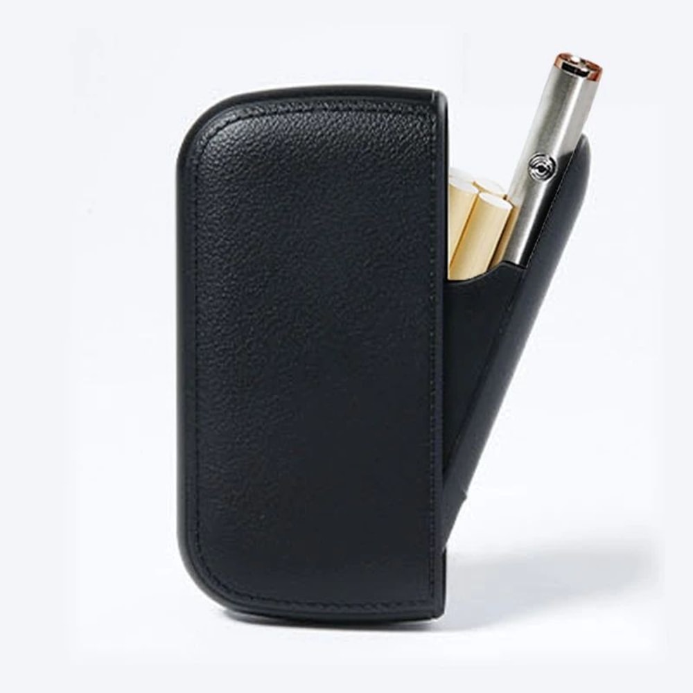 Leather Cigarette Case With USB Rechargeable Lighter 8
