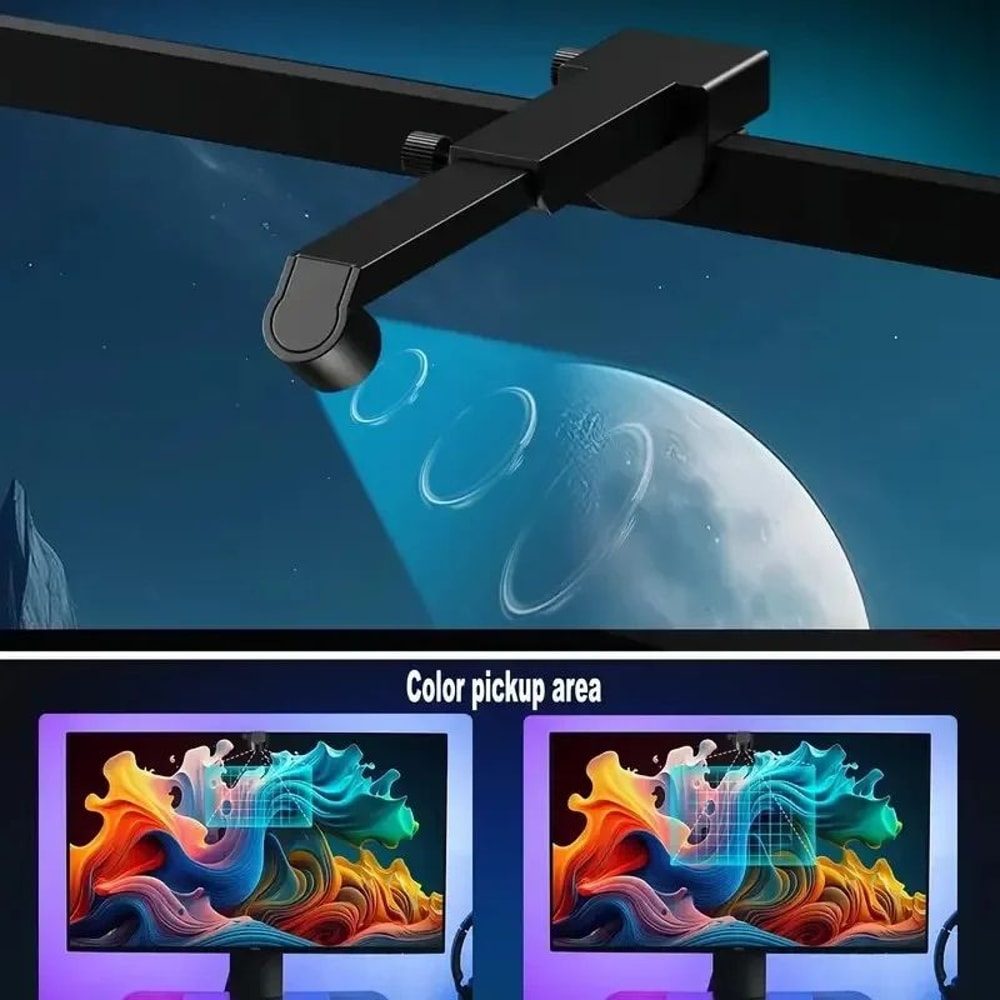 RGBIC LED Backlight Strip For PC And TV With App Control 8