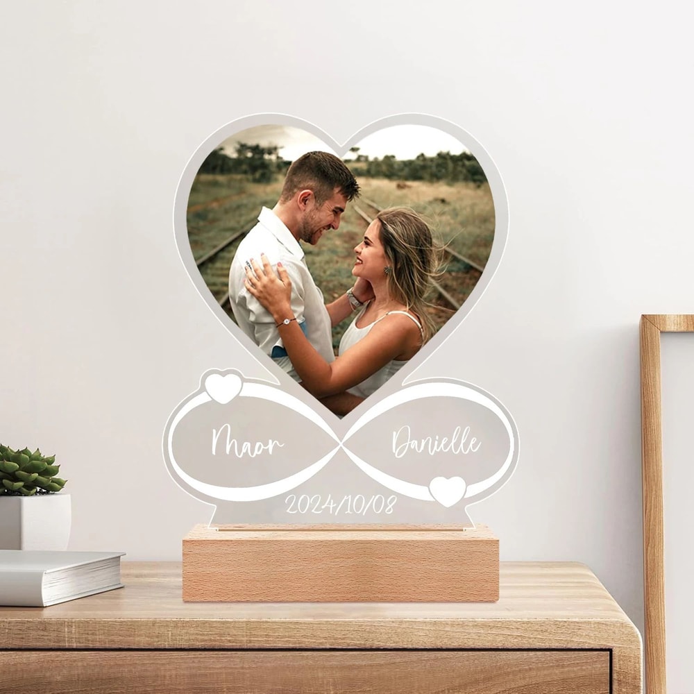 Personalized Acrylic Photo Frame For Couples Gift 5
