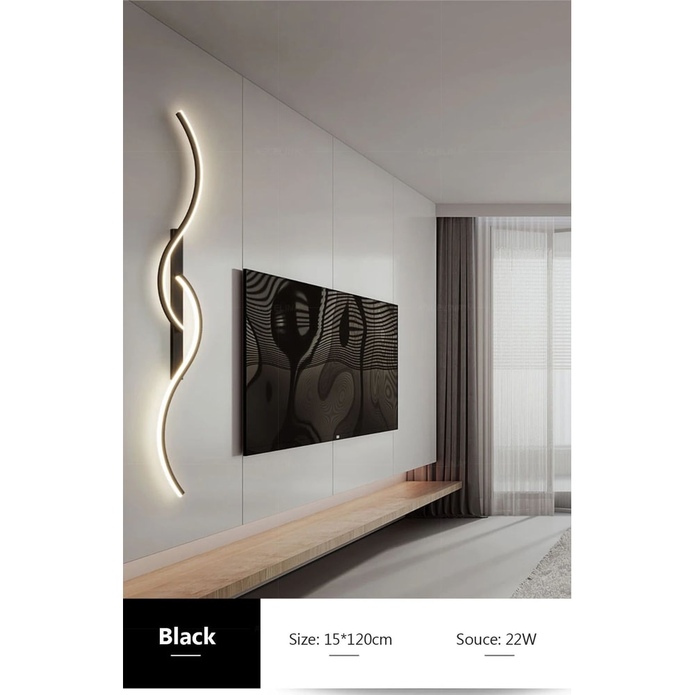 Smart LED Wall Lamp With Remote Control Adjustable Brightness 9