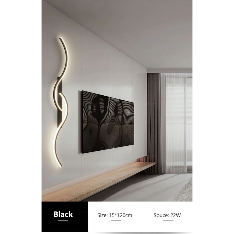 Smart LED Wall Lamp With Remote Control Adjustable Brightness 9