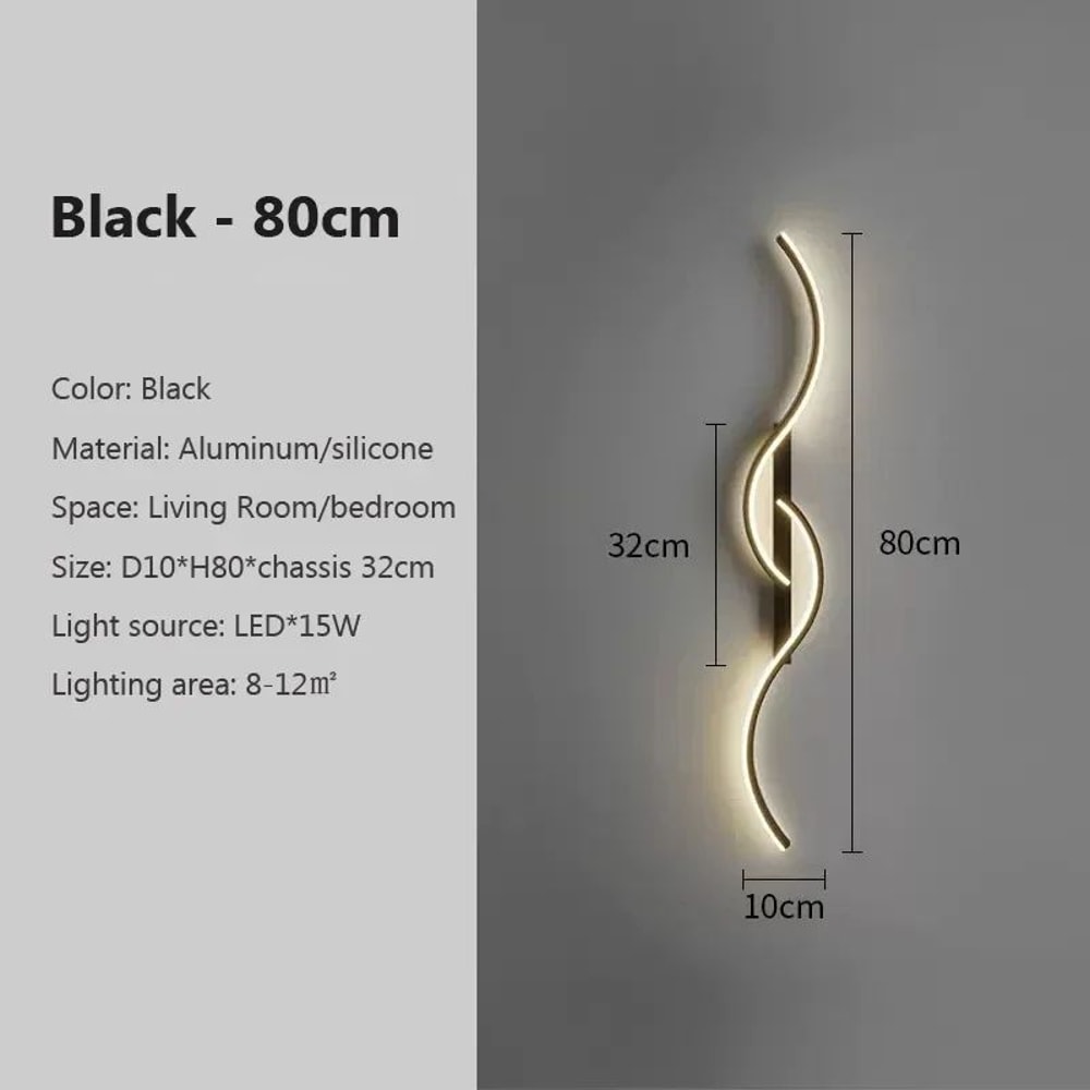 Smart LED Wall Lamp With Remote Control Adjustable Brightness 13