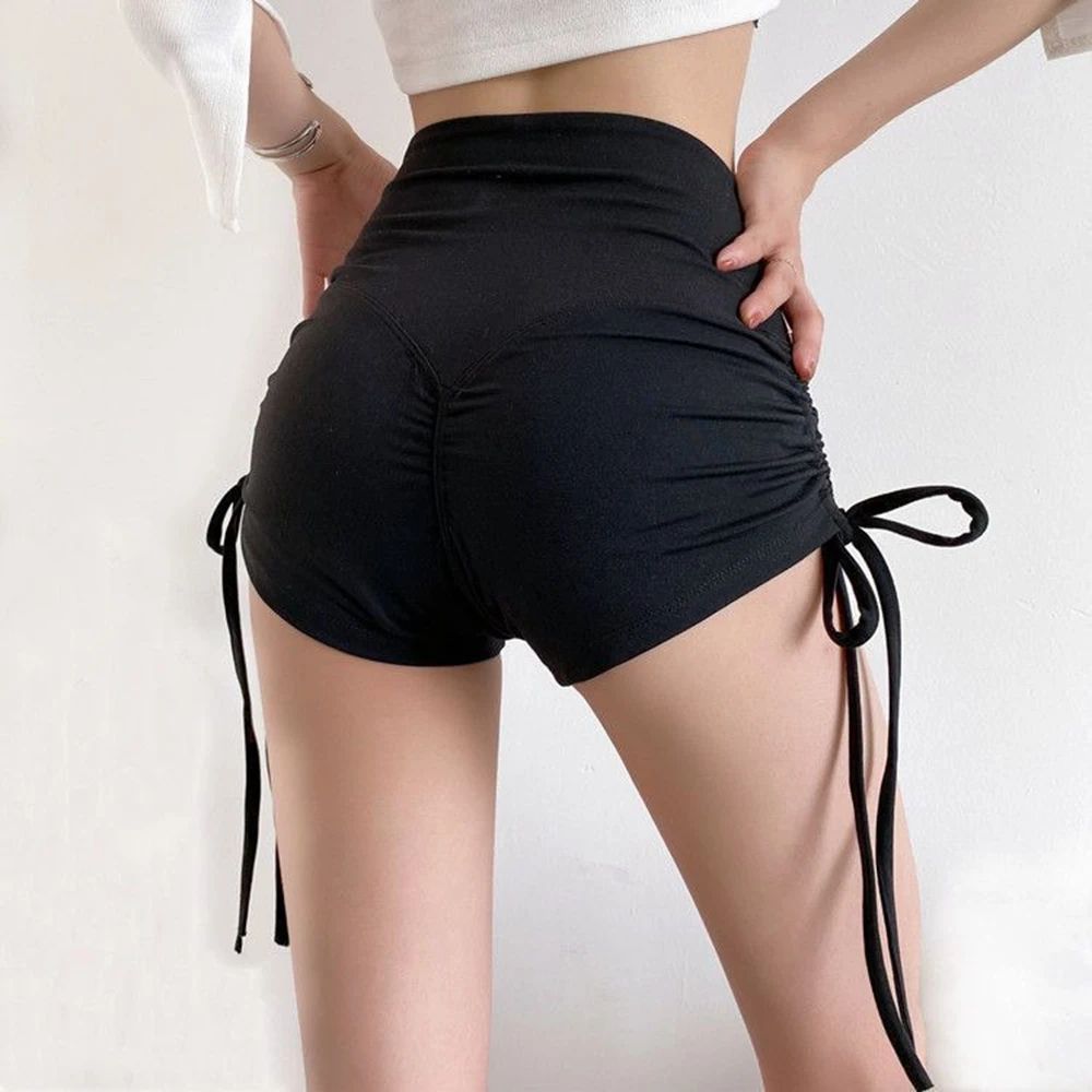 Women High Waist Scrunch Butt Yoga Gym Shorts 1